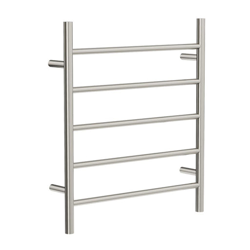 Linsol Avid 5 Bar Heated Towel Rail - Brushed Nickel 