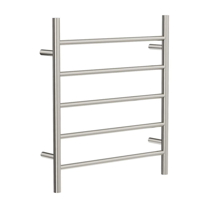 Linsol Avid 5 Bar Heated Towel Rail - Brushed Nickel 