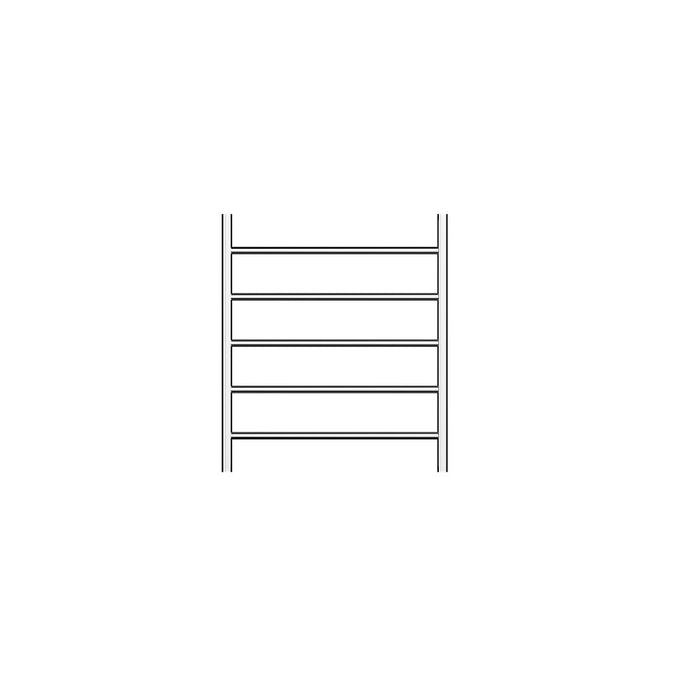 Linsol Avid 5 Bar Heated Towel Rail - Chrome 