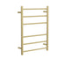 Linsol Avid 6 Bar Heated Towel Rail - Brushed Brass 