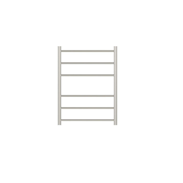 Linsol Avid 6 Bar Heated Towel Rail - Brushed Nickel 