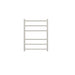 Linsol Avid 6 Bar Heated Towel Rail - Brushed Nickel 
