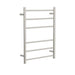 Linsol Avid 6 Bar Heated Towel Rail - Brushed Nickel 