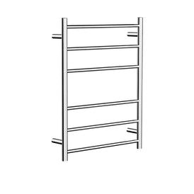 Linsol Avid 6 Bar Heated Towel Rail - Chrome 