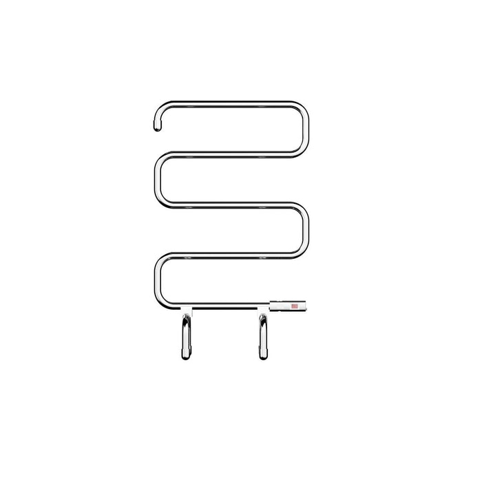 Linsol Avid Freestanding 5 Bar Heated Towel Rail - Chrome 