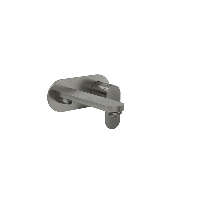 Linsol Capo 1-Plate Wall Basin or Bath Mixer Trim Kit - Gunmetal 