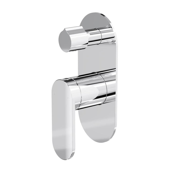 Linsol Capo 1-Plate Wall Mixer with Divertor - Chrome 