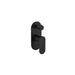 Linsol Capo 1-Plate Wall Mixer with Divertor - Matte Black 