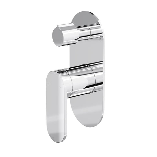 Linsol Capo 1-Plate Wall Mixer with Divertor Trim Kit - Chrome 