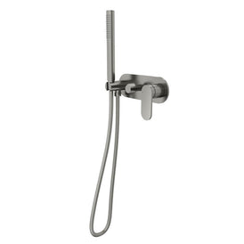 Linsol Capo 1-Plate Wall Mixer with Hand Shower - Gunmetal 