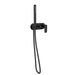 Linsol Capo 1-Plate Wall Mixer with Hand Shower Trim Kit - Matte Black 