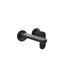 Linsol Capo 2-Plate Wall Basin or Bath Mixer - Matte Black 