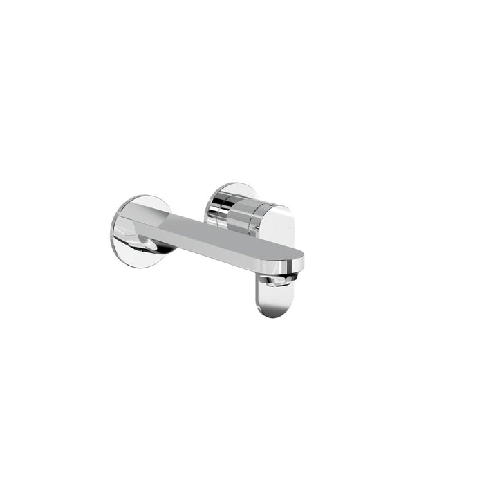 Linsol Capo 2-Plate Wall Basin or Bath Mixer Trim Kit - Chrome 