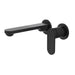 Linsol Capo 2-Plate Wall Basin or Bath Mixer Trim Kit - Matte Black 