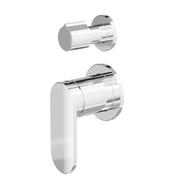 Linsol Capo 2-Plate Wall Mixer with Divertor - Chrome 