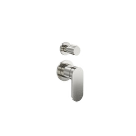 Linsol Capo 2-Plate Wall Mixer with Divertor Trim Kit - Chrome 