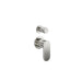 Linsol Capo 2-Plate Wall Mixer with Divertor Trim Kit - Chrome 