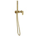 Linsol Capo 3-Plate Wall Mixer with Hand Shower - Brushed Brass 