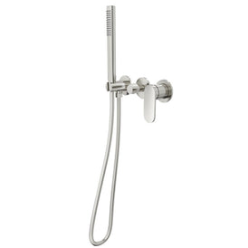 Linsol Capo 3-Plate Wall Mixer with Hand Shower - Brushed Nickel 