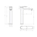 Linsol Capo Tall Basin Mixer - Chrome 