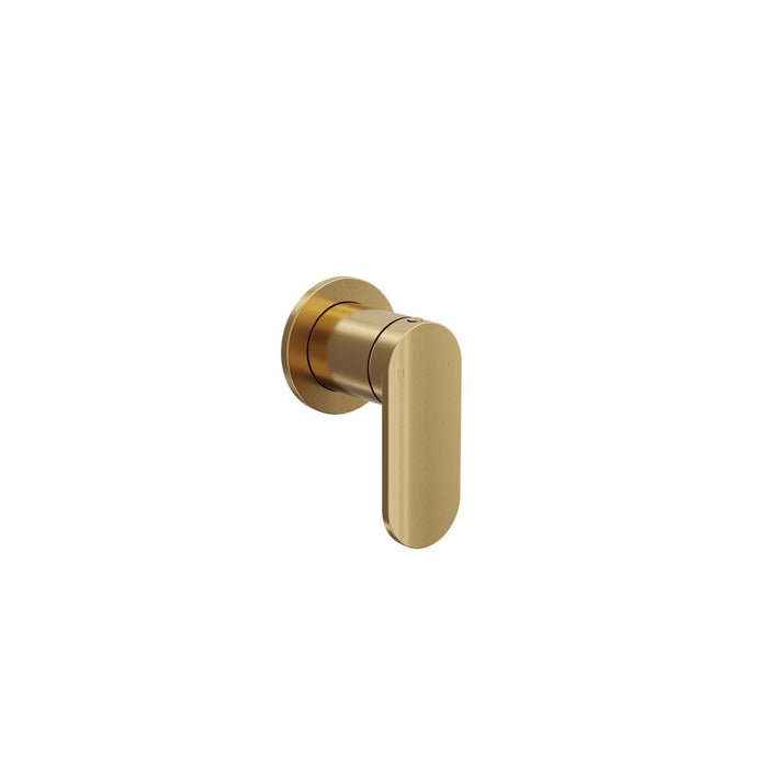 Linsol Capo Wall Mixer Trim Kit - Brushed Brass 