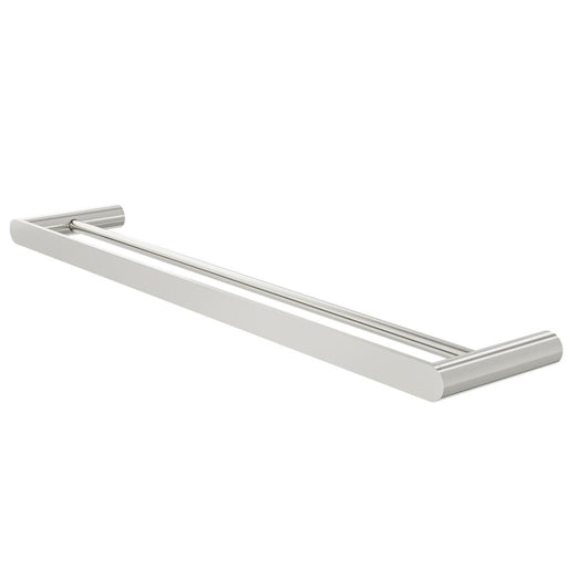 Linsol Circle 600mm Double Towel Rail - Brushed Nickel 