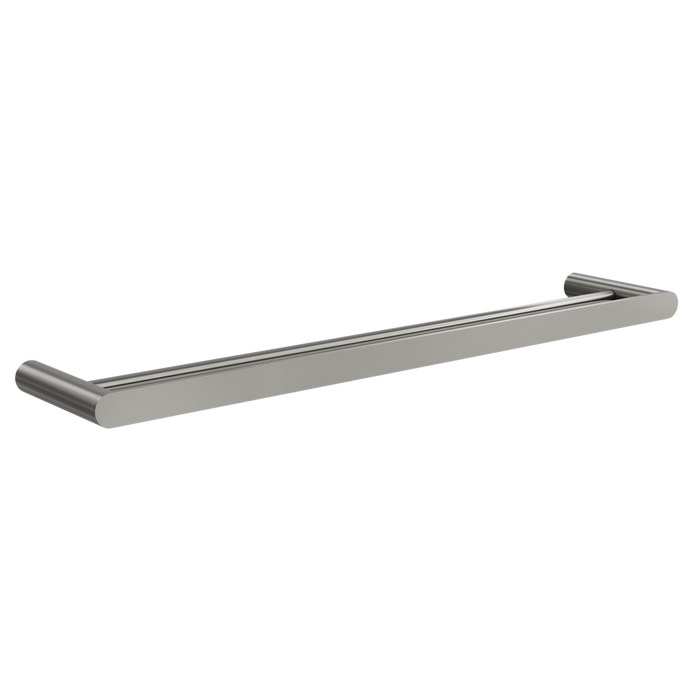 Linsol Circle 600mm Double Towel Rail - Gunmetal 