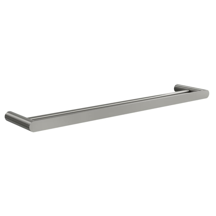 Linsol Circle 600mm Double Towel Rail - Gunmetal 