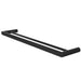 Linsol Circle 600mm Double Towel Rail - Matte Black 