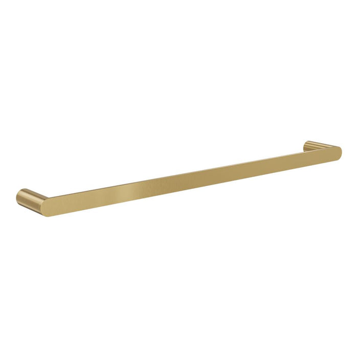 Linsol Circle 600mm Single Towel Rail - Brushed Brass 