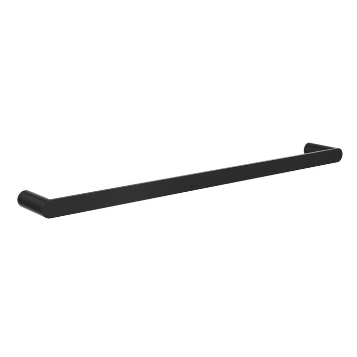 Linsol Circle 600mm Single Towel Rail - Matte Black 