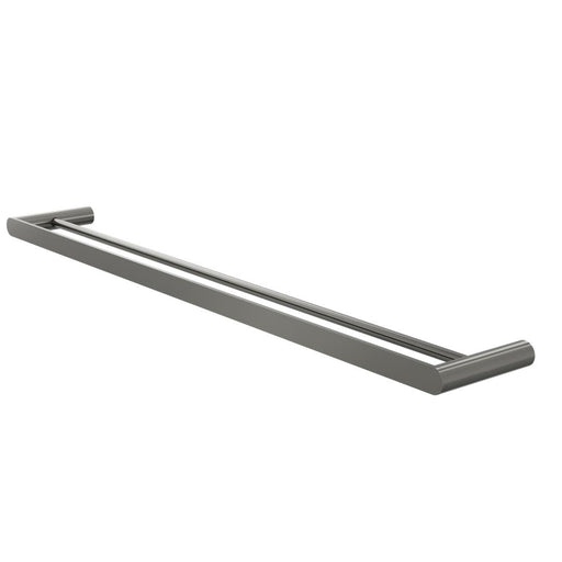 Linsol Circle 800mm Double Towel Rail - Gunmetal 