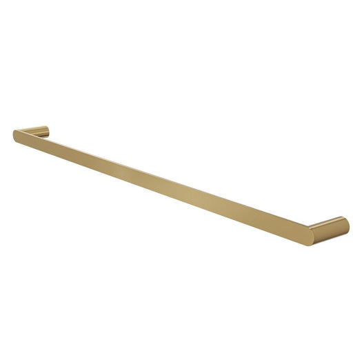 Linsol Circle 800mm Single Towel Rail - Brushed Brass 