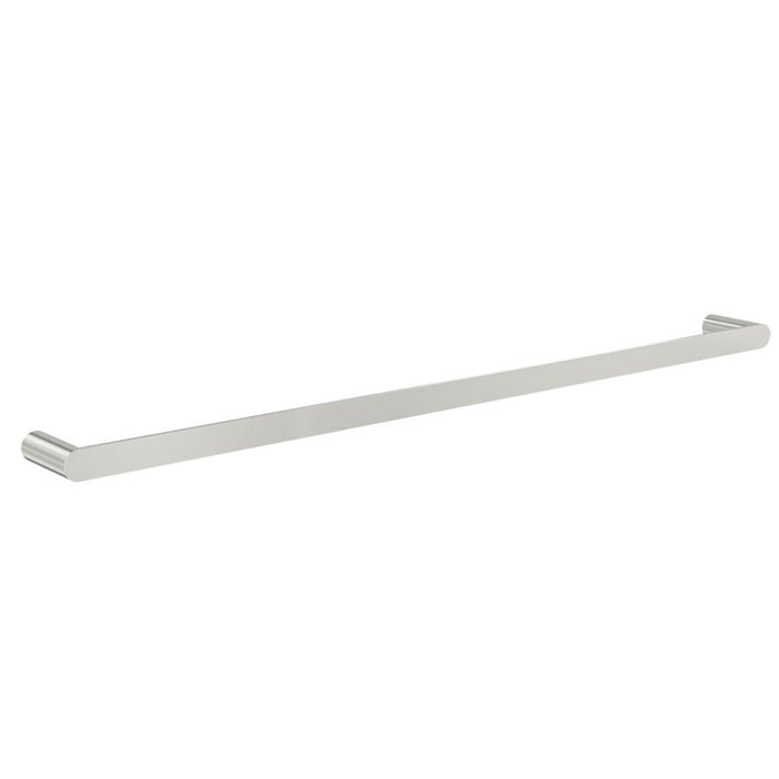 Linsol Circle 800mm Single Towel Rail - Brushed Nickel 