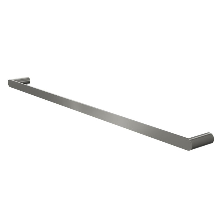 Linsol Circle 800mm Single Towel Rail - Gunmetal 