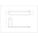 Linsol Circle Toilet Roll Holder - Matte Black 