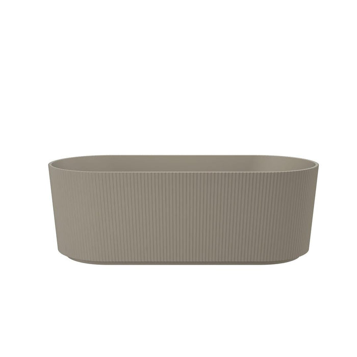 Linsol Cleo 1500mm Freestanding Bath - Warm Grey 