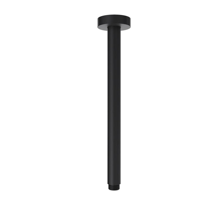 Linsol Corsica 300mm Round Ceiling Arm - Matte Black 