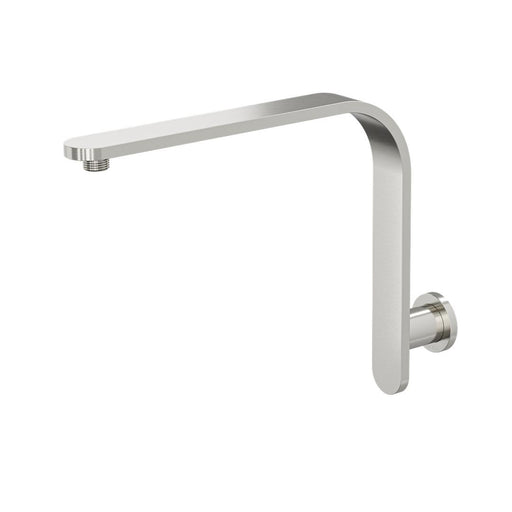 Linsol Corsica Flat Upswept Wall Arm - Brushed Nickel 