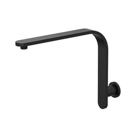 Linsol Corsica Flat Upswept Wall Arm - Matte Black 