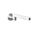 Linsol Corsica S2 Swivel Wall Bath Spout - Chrome 