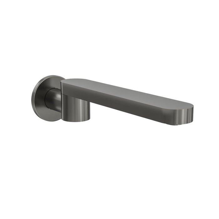 Linsol Corsica S2 Swivel Wall Bath Spout - Gunmetal 