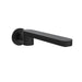Linsol Corsica S2 Swivel Wall Bath Spout - Matte Black 
