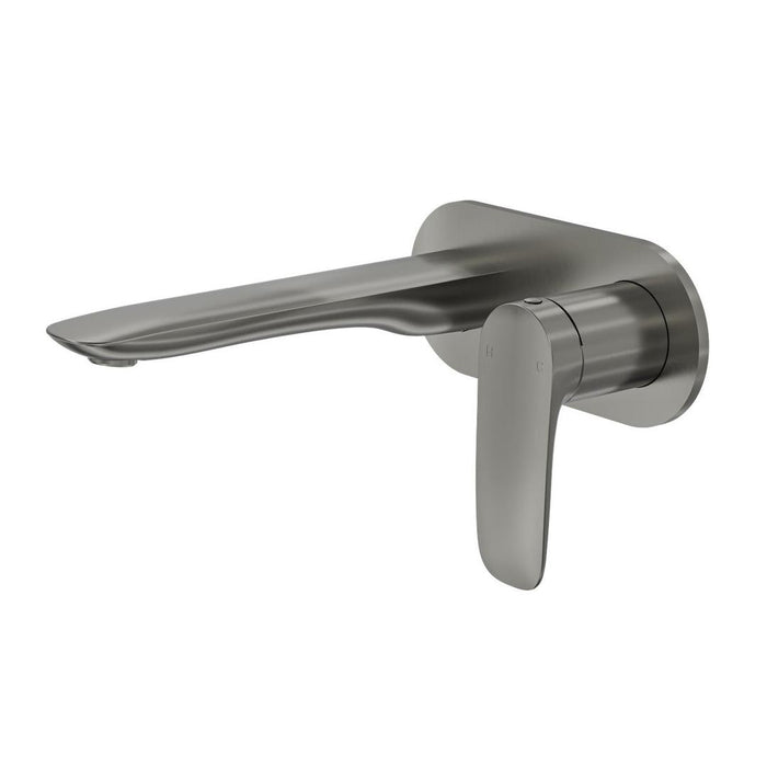 Linsol Curva 1-Plate Wall Basin or Bath Mixer Trim Kit - Gunmetal 