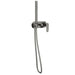 Linsol Curva 1-Plate Wall Mixer with Hand Shower - Gunmetal 
