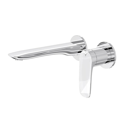 Linsol Curva 2-Plate Wall Basin or Bath Mixer Trim Kit - Chrome 