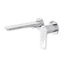 Linsol Curva 2-Plate Wall Basin or Bath Mixer Trim Kit - Chrome 