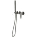 Linsol Curva 3-Plate Wall Mixer with Hand Shower - Gunmetal 
