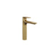 Linsol Curva Mid Height Basin Mixer - Brushed Brass 