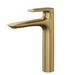 Linsol Curva Mid Height Basin Mixer - Brushed Brass 